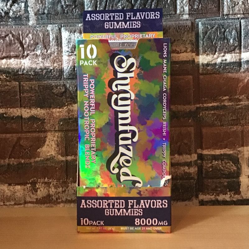 8000mg Assorted Flavors 10 Pack Shrumfuzed Gummies