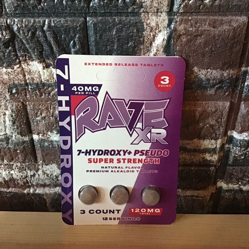 Rave XR 7-Hydroxy Pseudo Super Strength 3ct