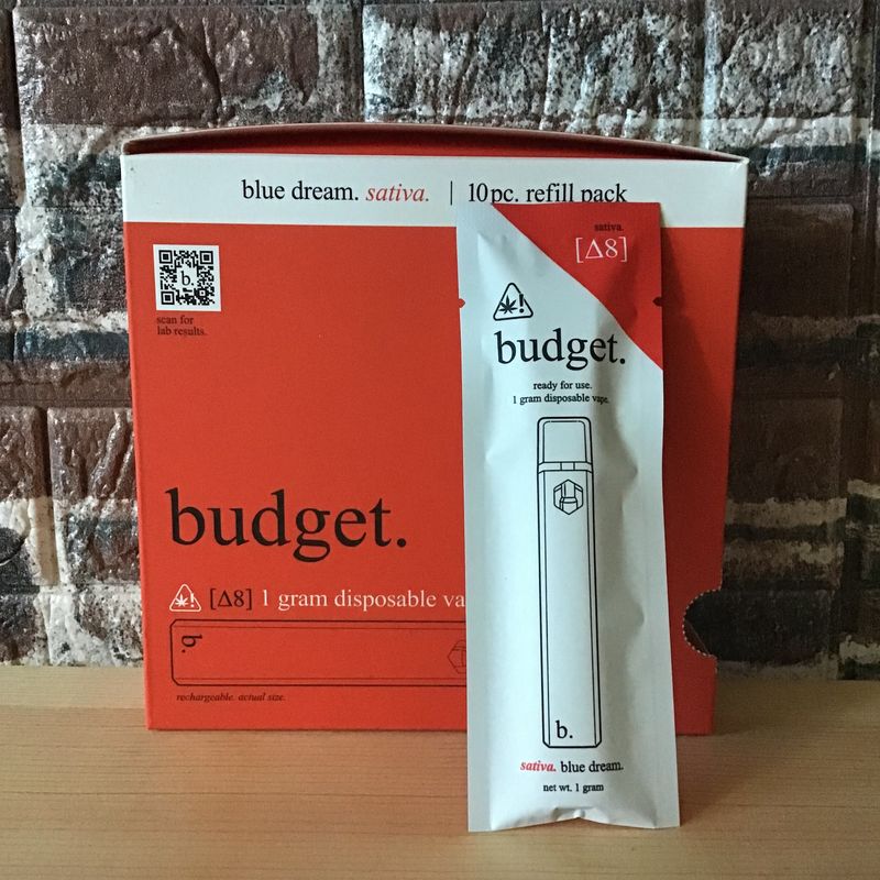 Sativa D8 Blue Dream by budget. 1 Gram Disposable