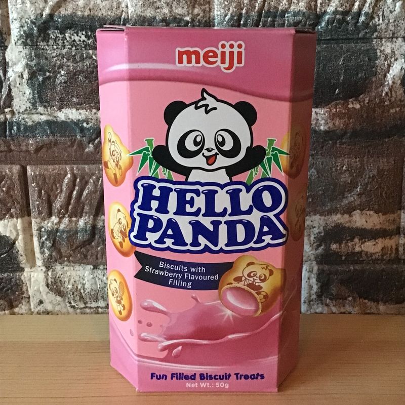 Meiji Hello Panda Cookies Strawberry