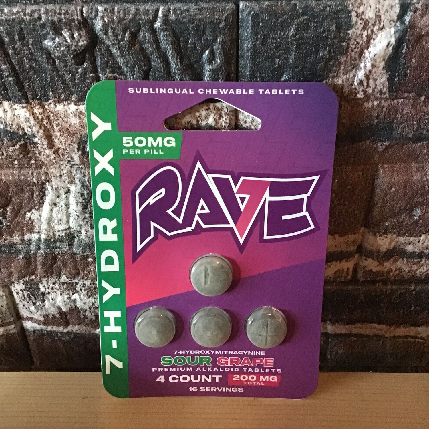 Rave XR 7-Hydroxy Sour Grape 4ct