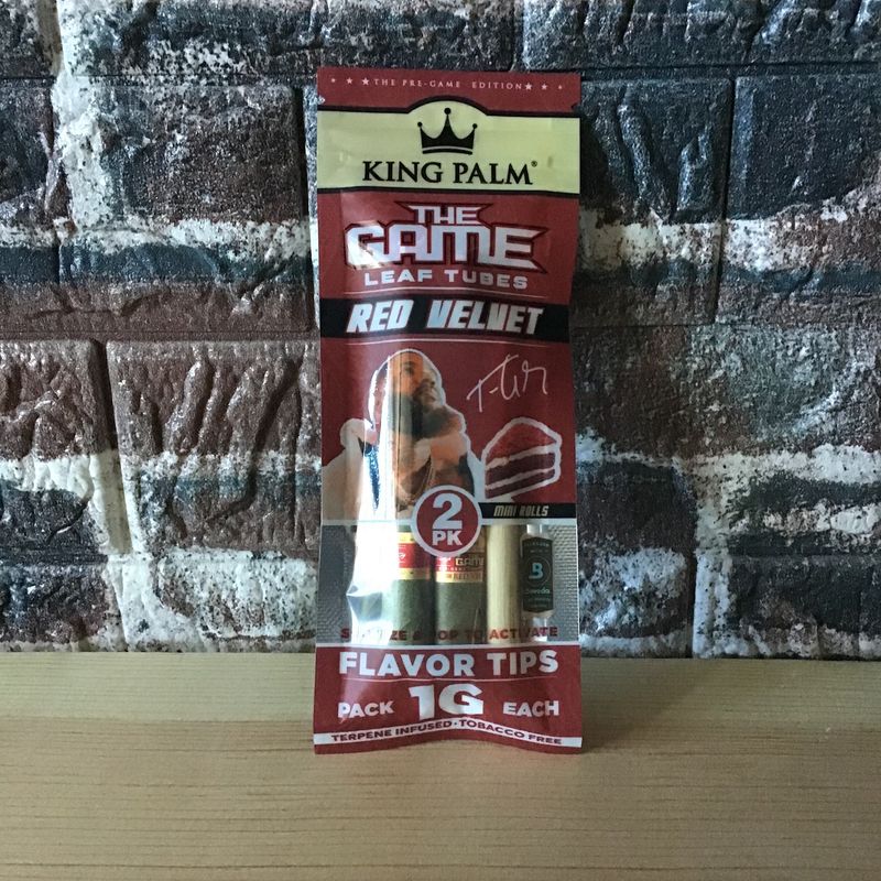 King Palm Red Velvet Mini Rolls 2pk