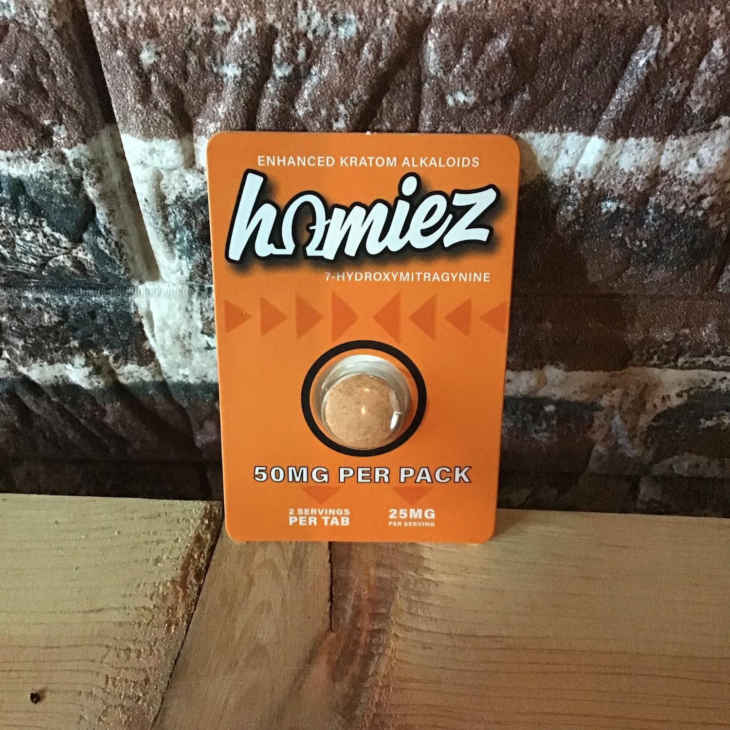 Homiez Enhanced Kratom Alkaloids 50mg 1 Tablet