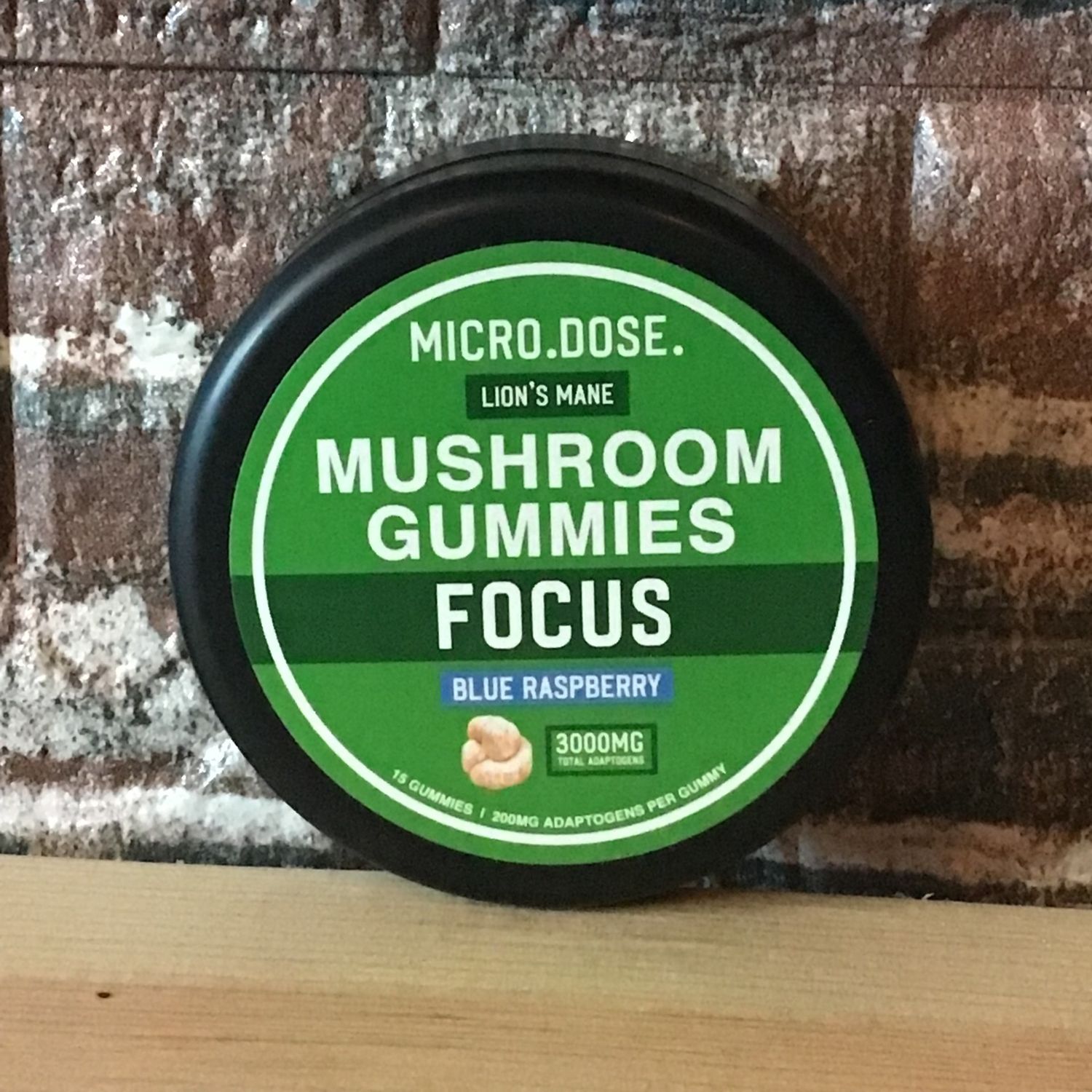 Micro Dose Mushroom Gummies Focus Blue Raspberry 3000mg