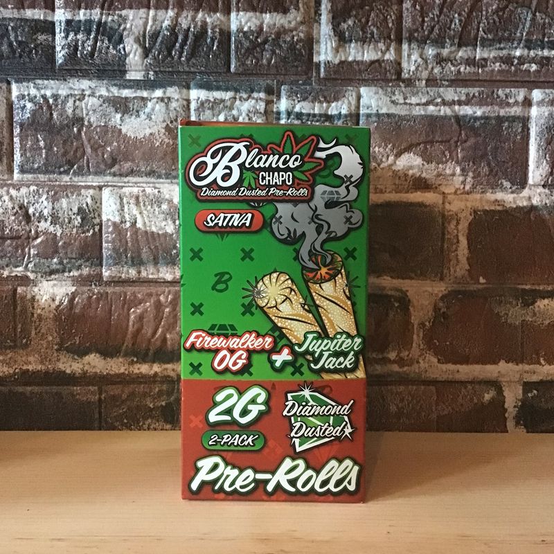 Chapo Blanco 2g Two Pack Pre-roll Firewalker OG/Jupiter Jack - Sativa