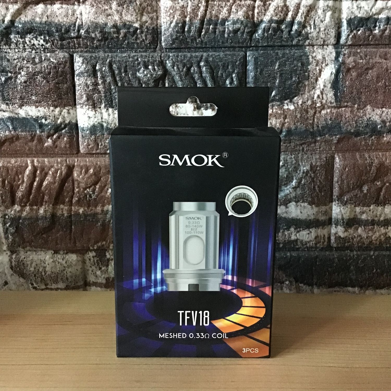 Smok TFV18 Mesh Replacement Coils 3 Pack 0.33 Ohms