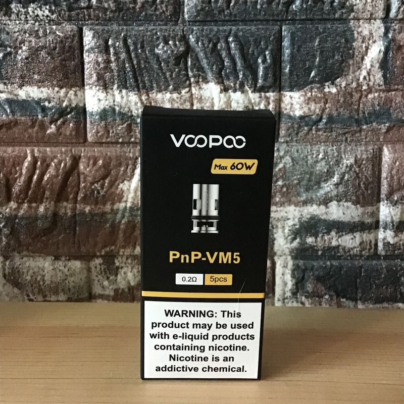 VooPoo PNP VM5 Replacement Coil 5 Pack 0.2 Ohms