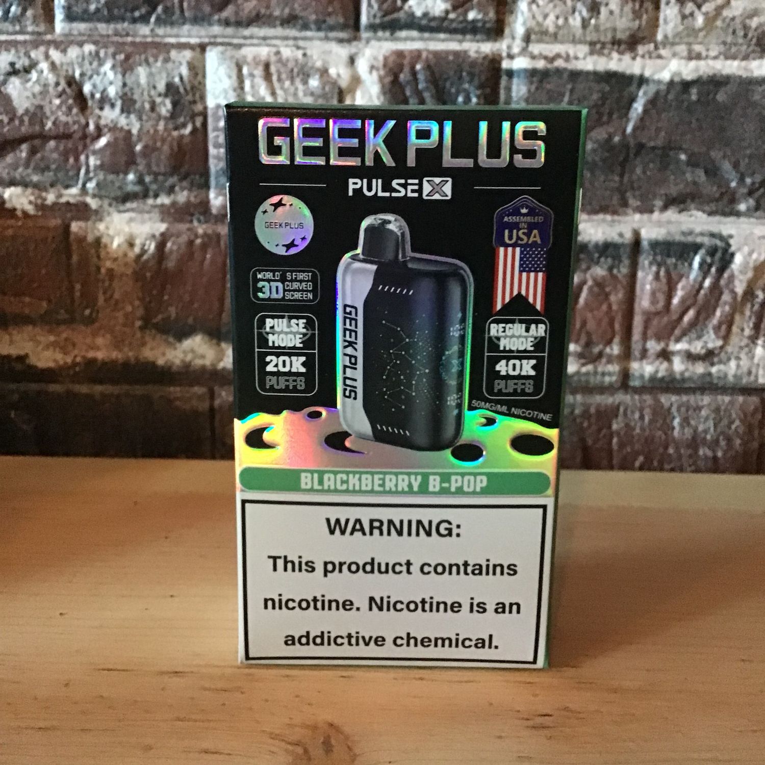 Geek Plus Pulse-X Texas Blackberry B-pop