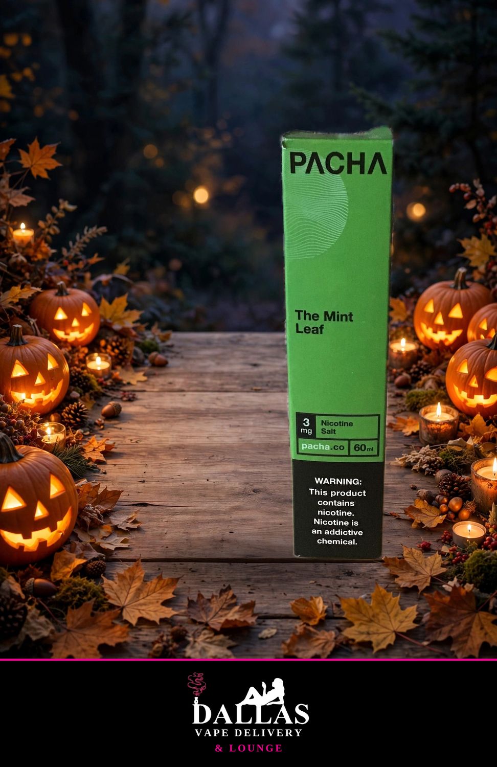 3mg The Mint Leaf Pacha 60mL 3mg The Mint Leaf Pacha 60mL
