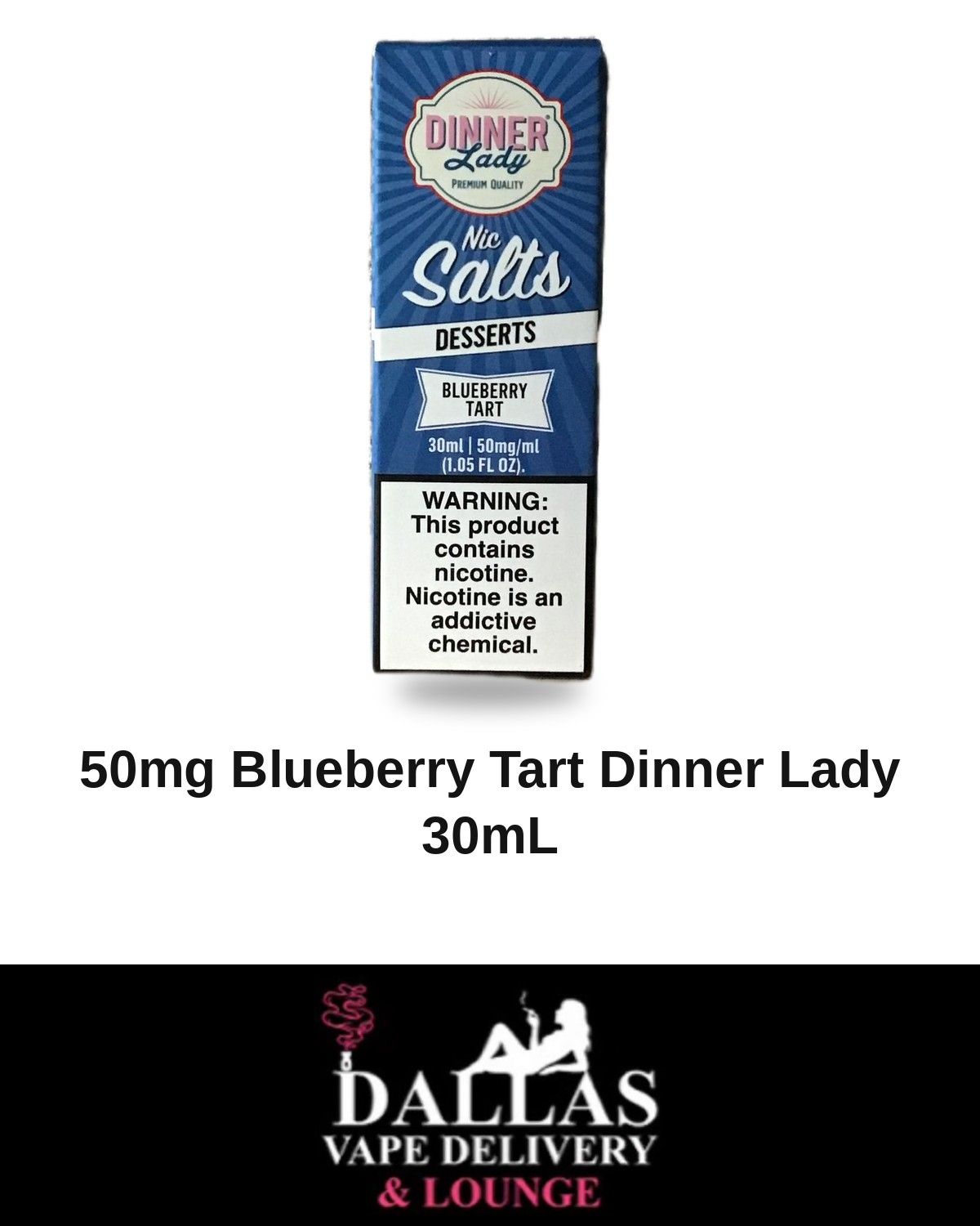 50mg Blueberry Tart Dinner Lady 30mL