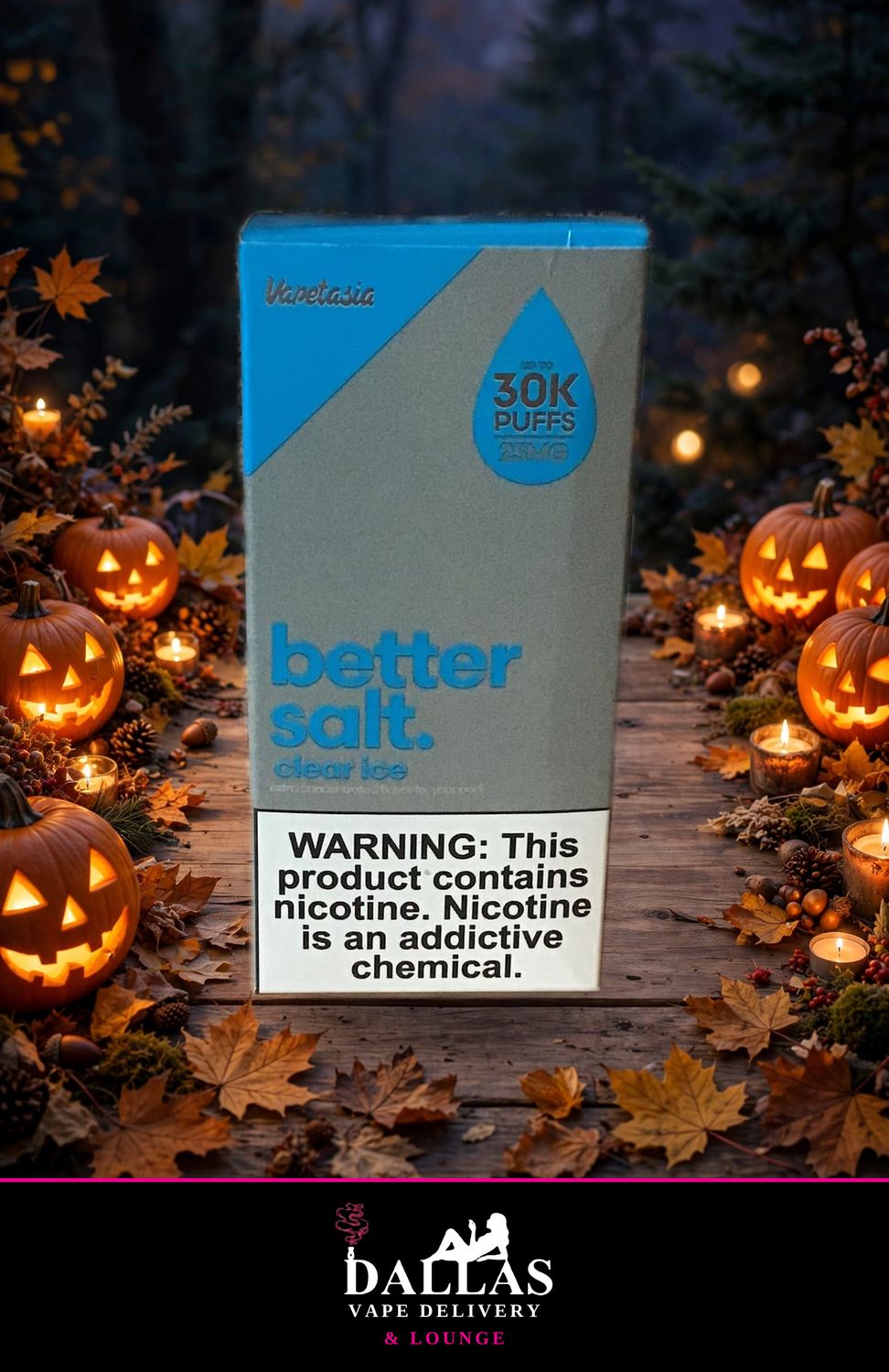 25mg Clear Ice Better Salt Vapetasia 30mL