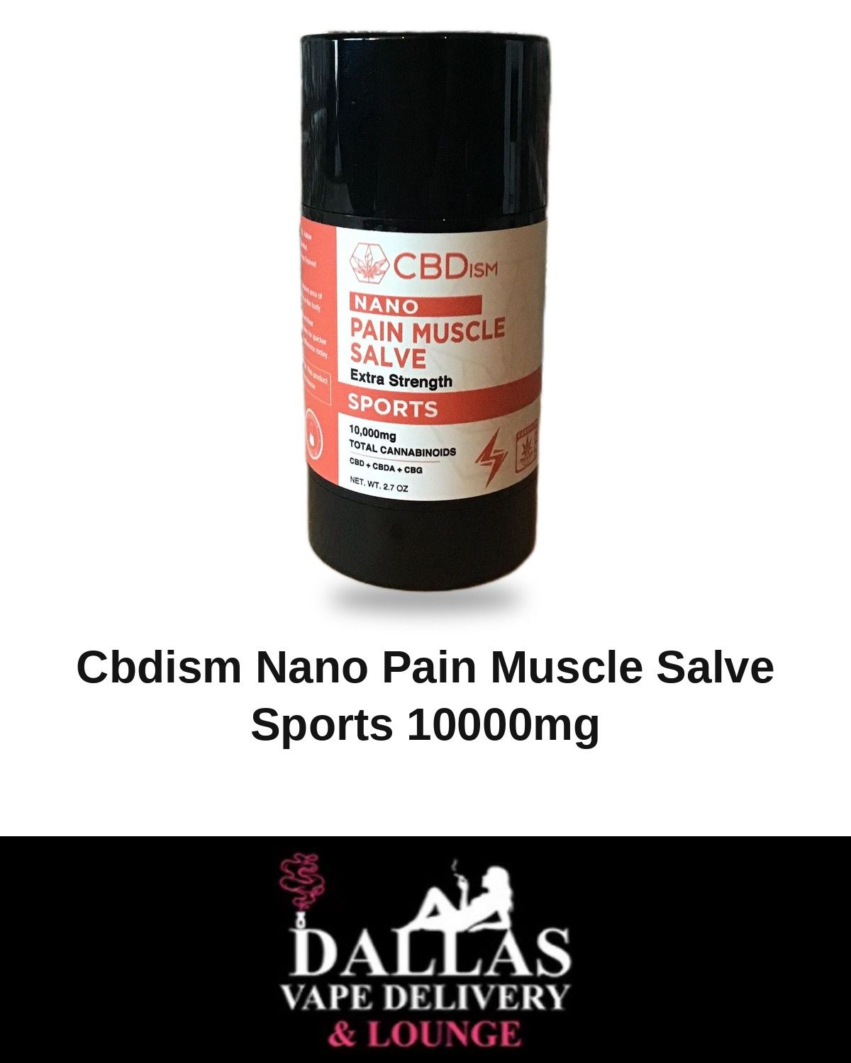 Cbdism Nano Pain Muscle Salve Sports 10000mg Cbdism Nano Pain Muscle Salve Sports 10000mg