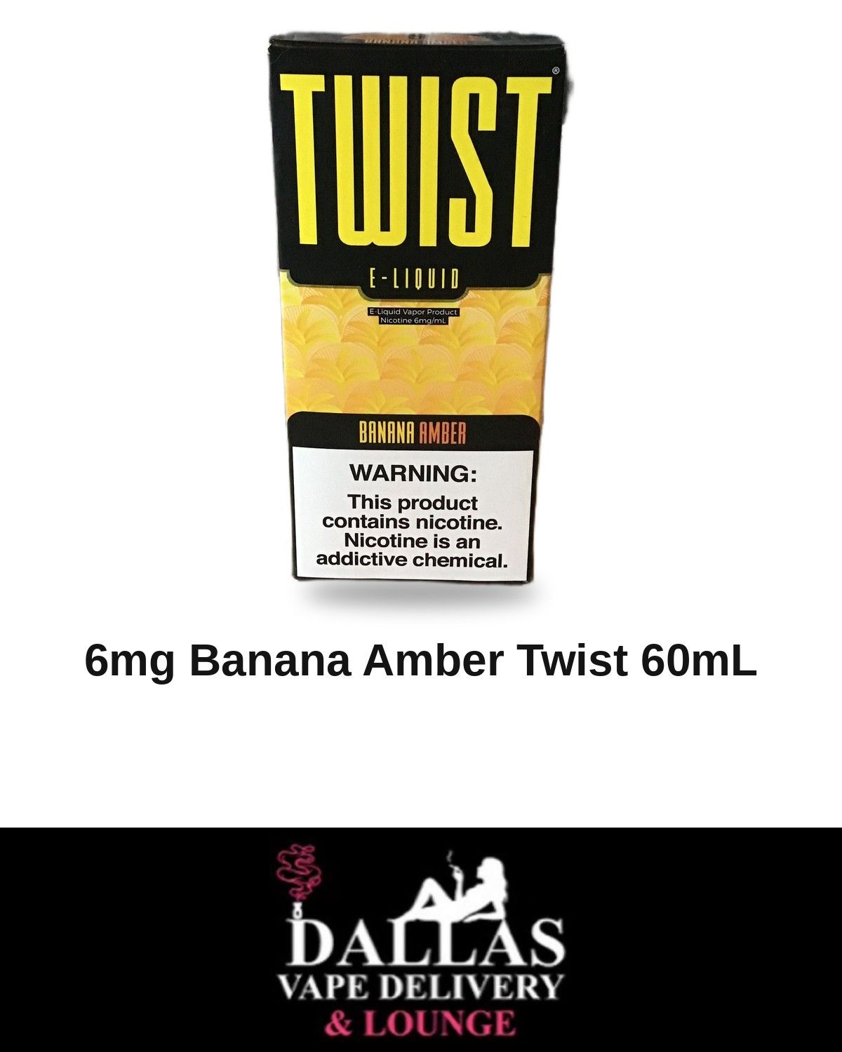 6mg Banana Amber Twist 60mL