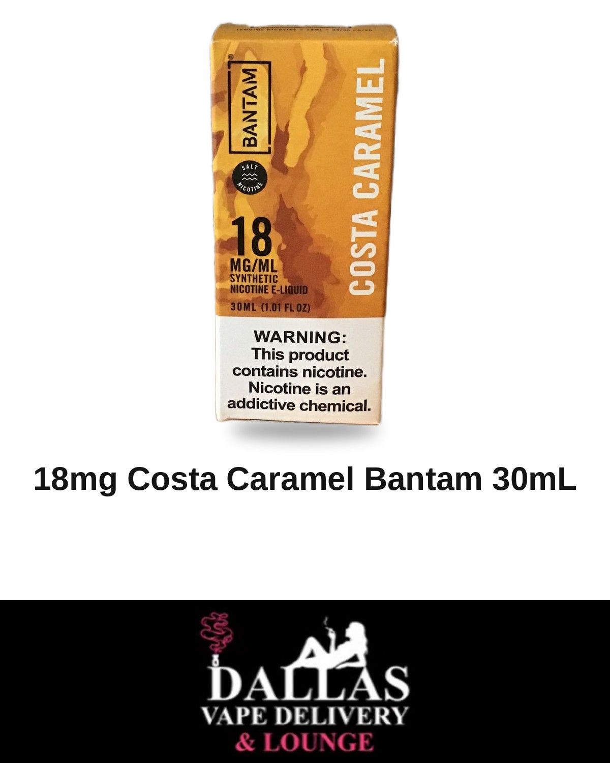 18mg Costa Caramel Bantam 30mL