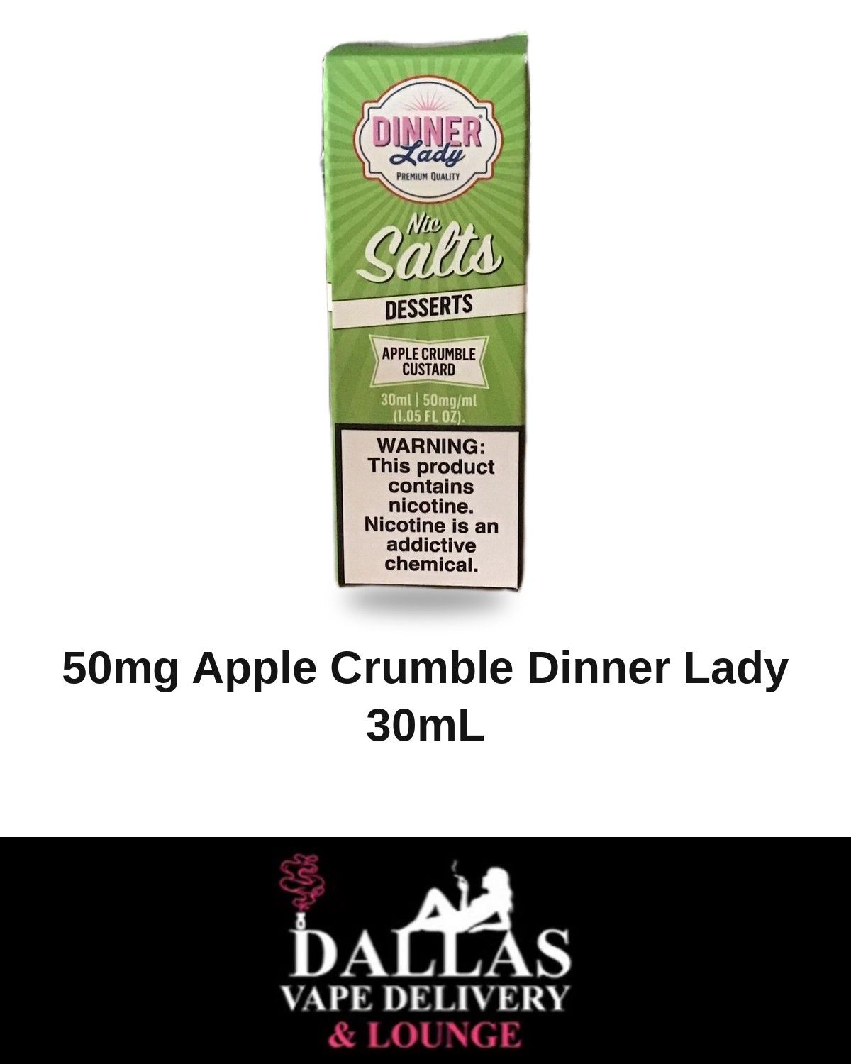 50mg Apple Crumble Dinner Lady 30mL