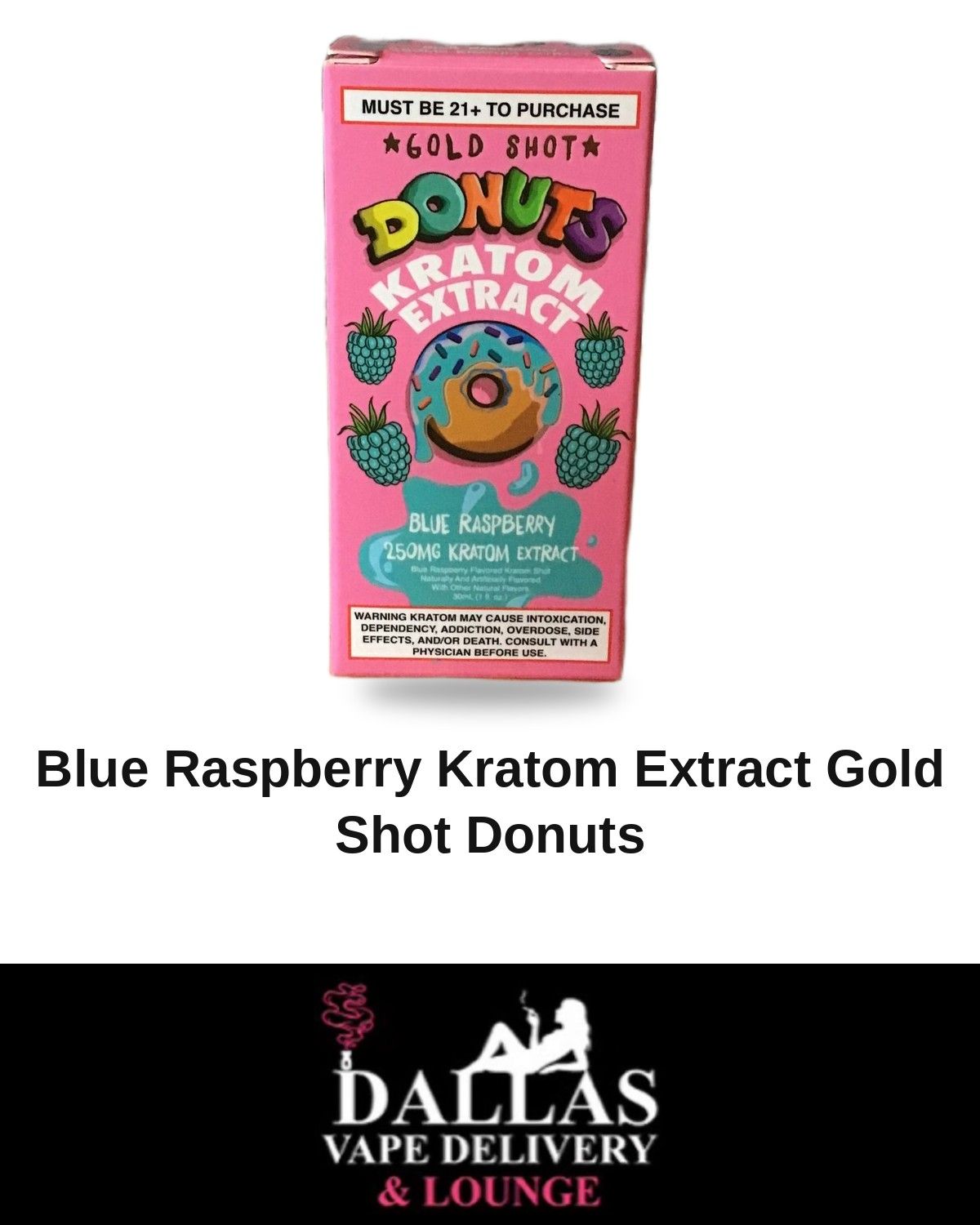 Blue Raspberry Kratom Extract Gold Shot Donuts Blue Raspberry Kratom Extract Gold Shot Donuts