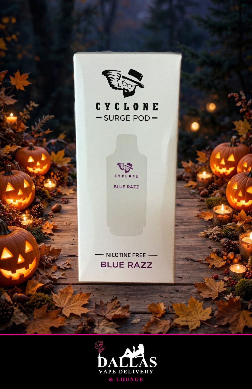 0mg Blue Razz Surge Pod Cyclone 15mL