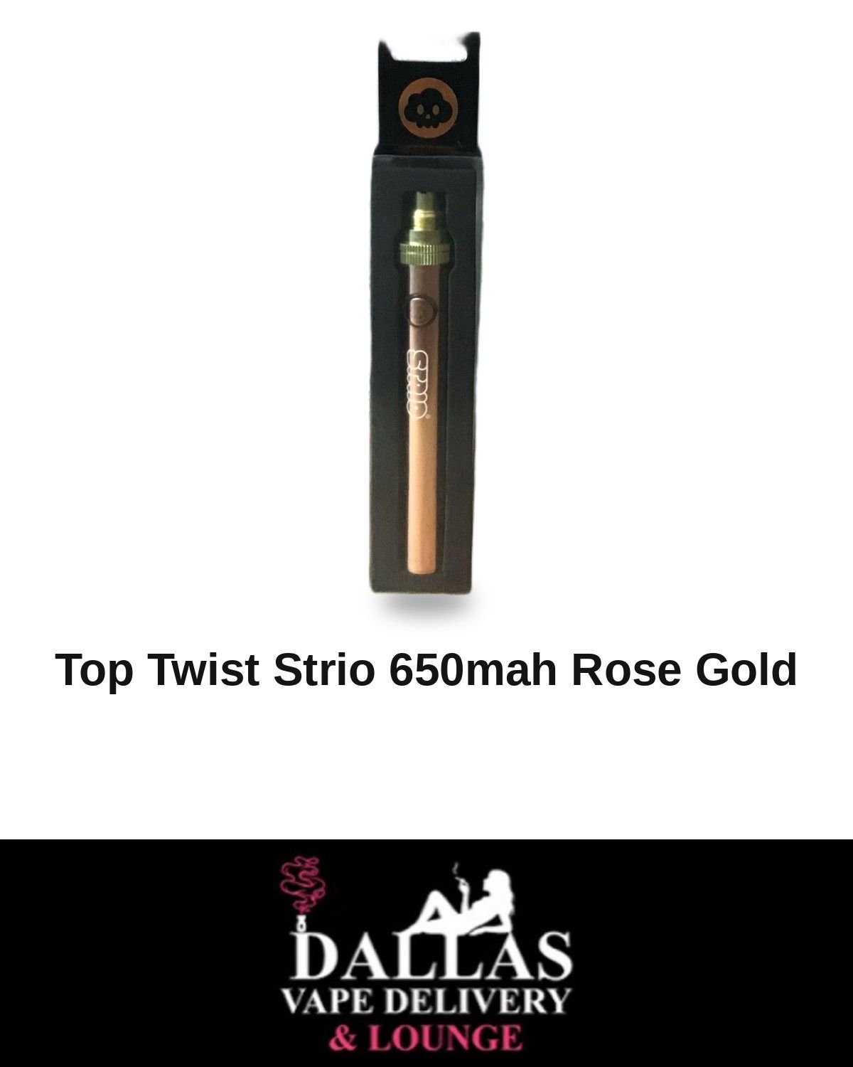Top Twist Strio 650mah Rose Gold Top Twist Strio 650mah Rose Gold