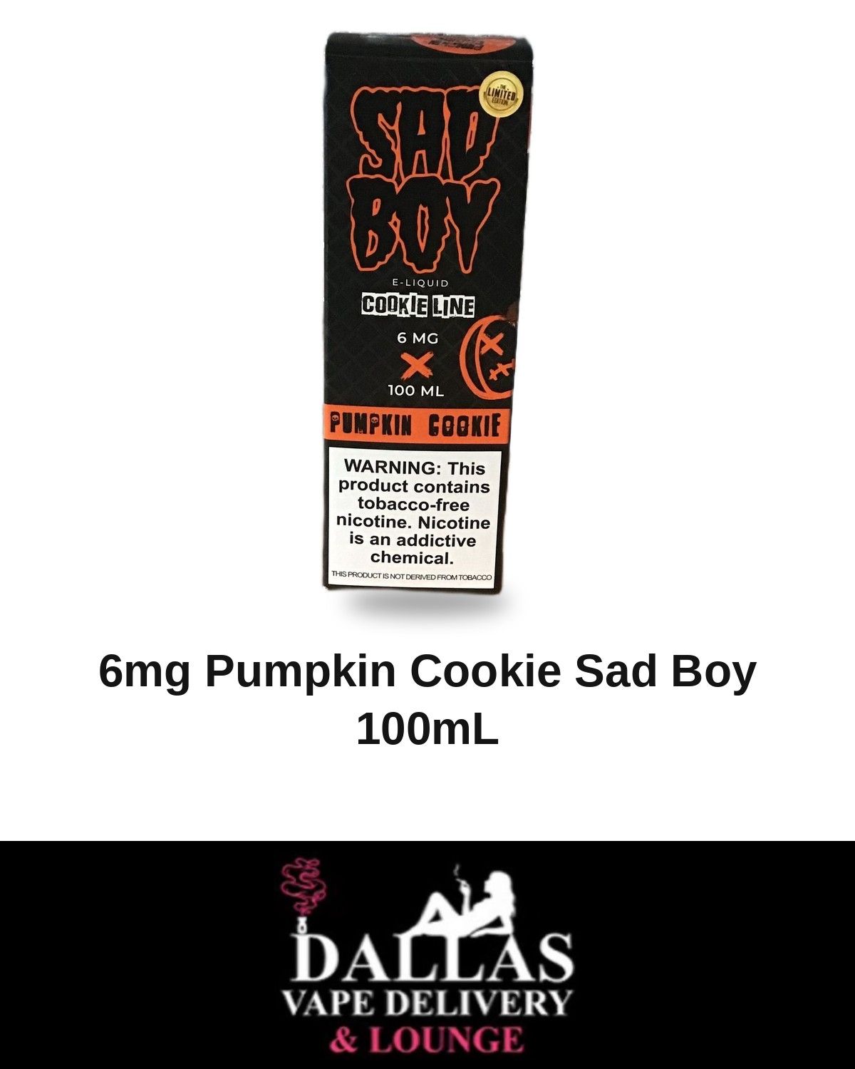 6mg Pumpkin Cookie Sad Boy 100mL