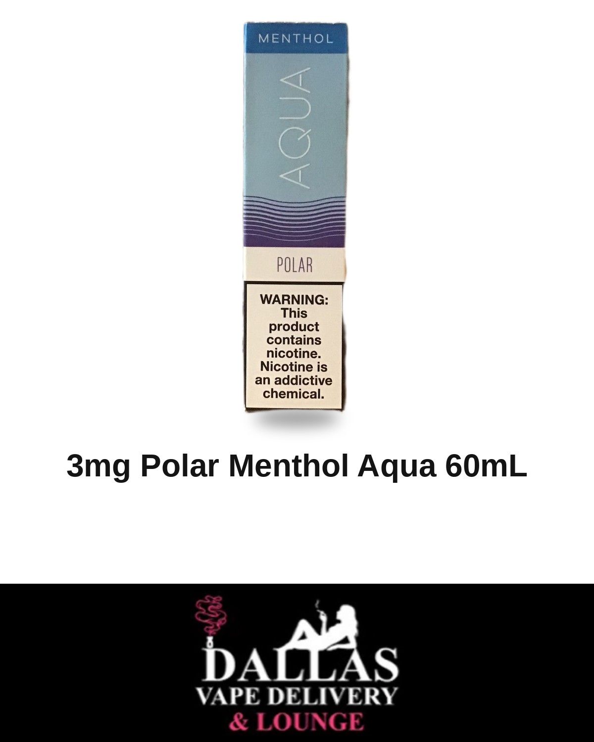 3mg Polar Menthol Aqua 60mL