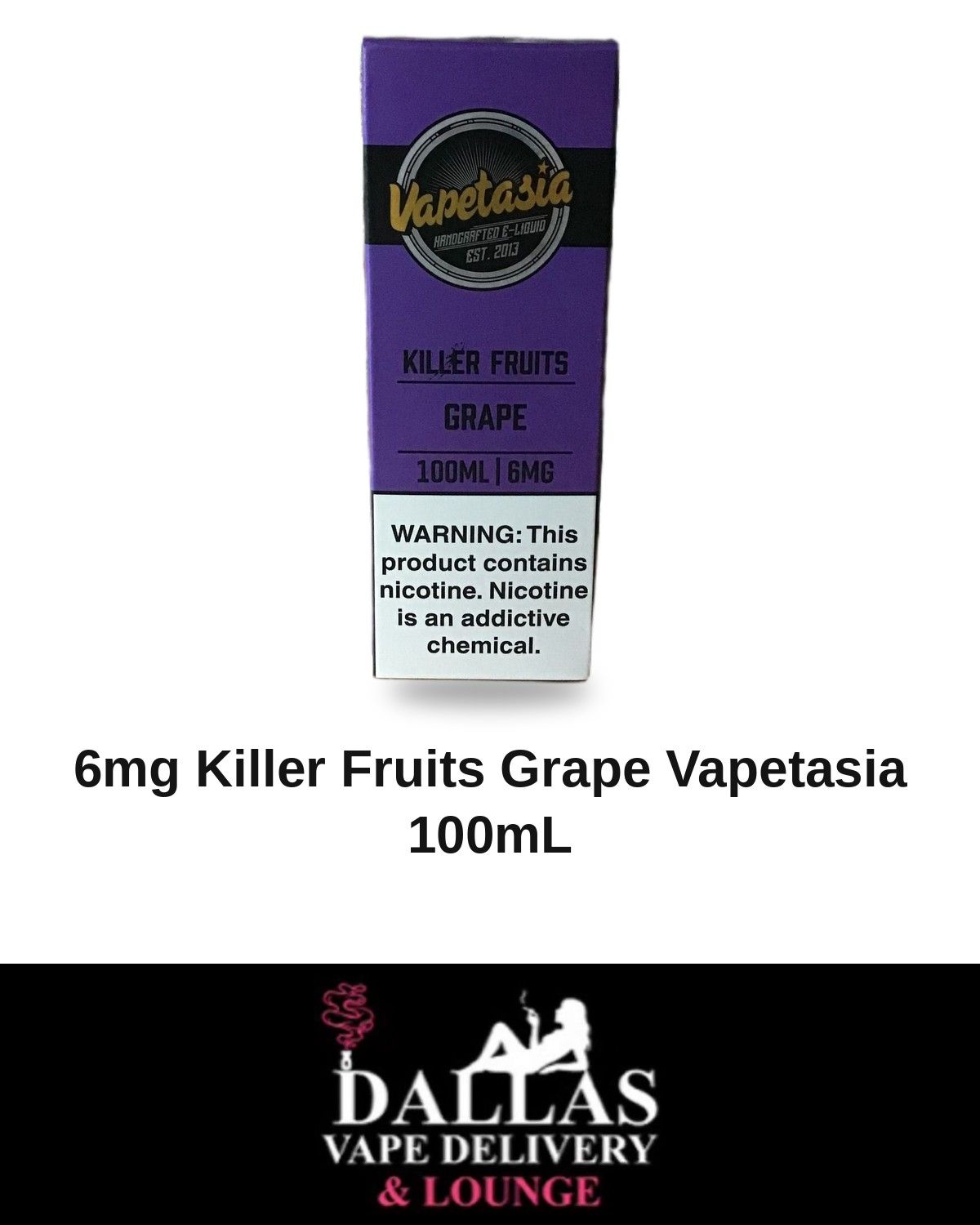 6mg Killer Fruits Grape Vapetasia 100mL