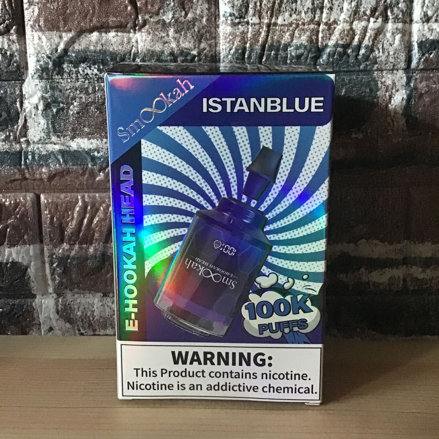Smookah 2n1 Disposable Hookah Head 100k Istanblue