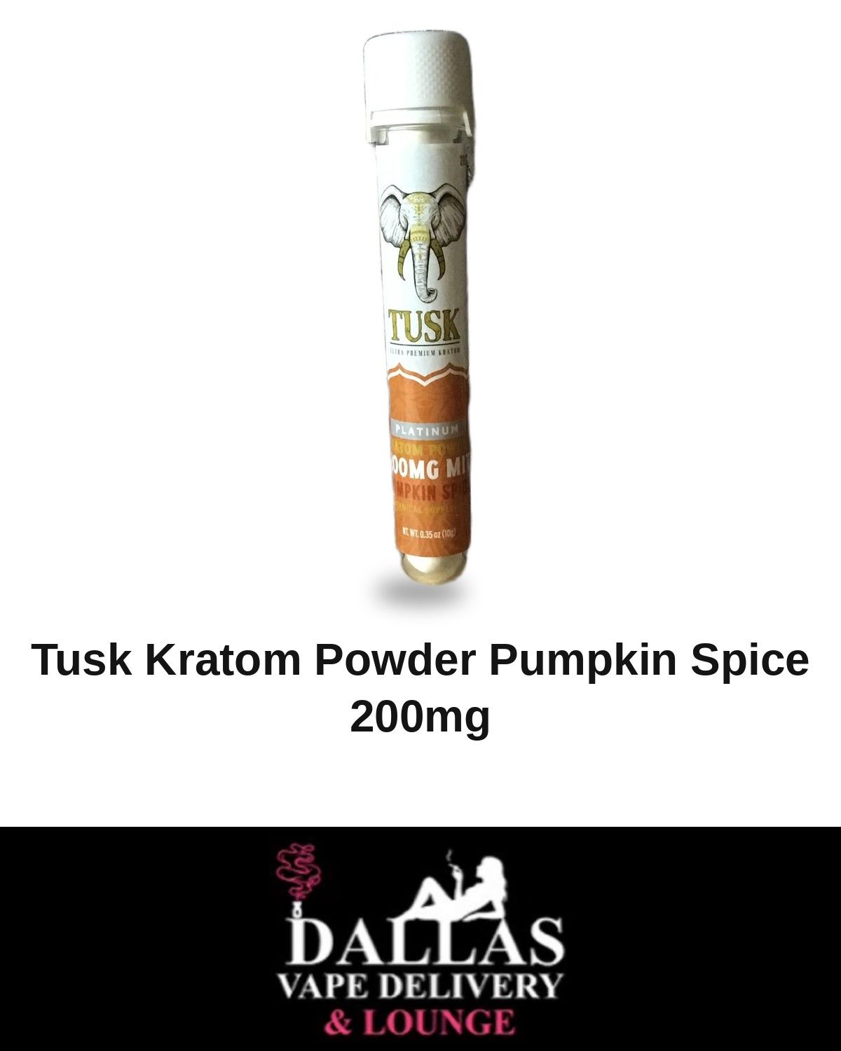 Tusk Kratom Powder Pumpkin Spice 200mg Tusk Kratom Powder Pumpkin Spice 200mg