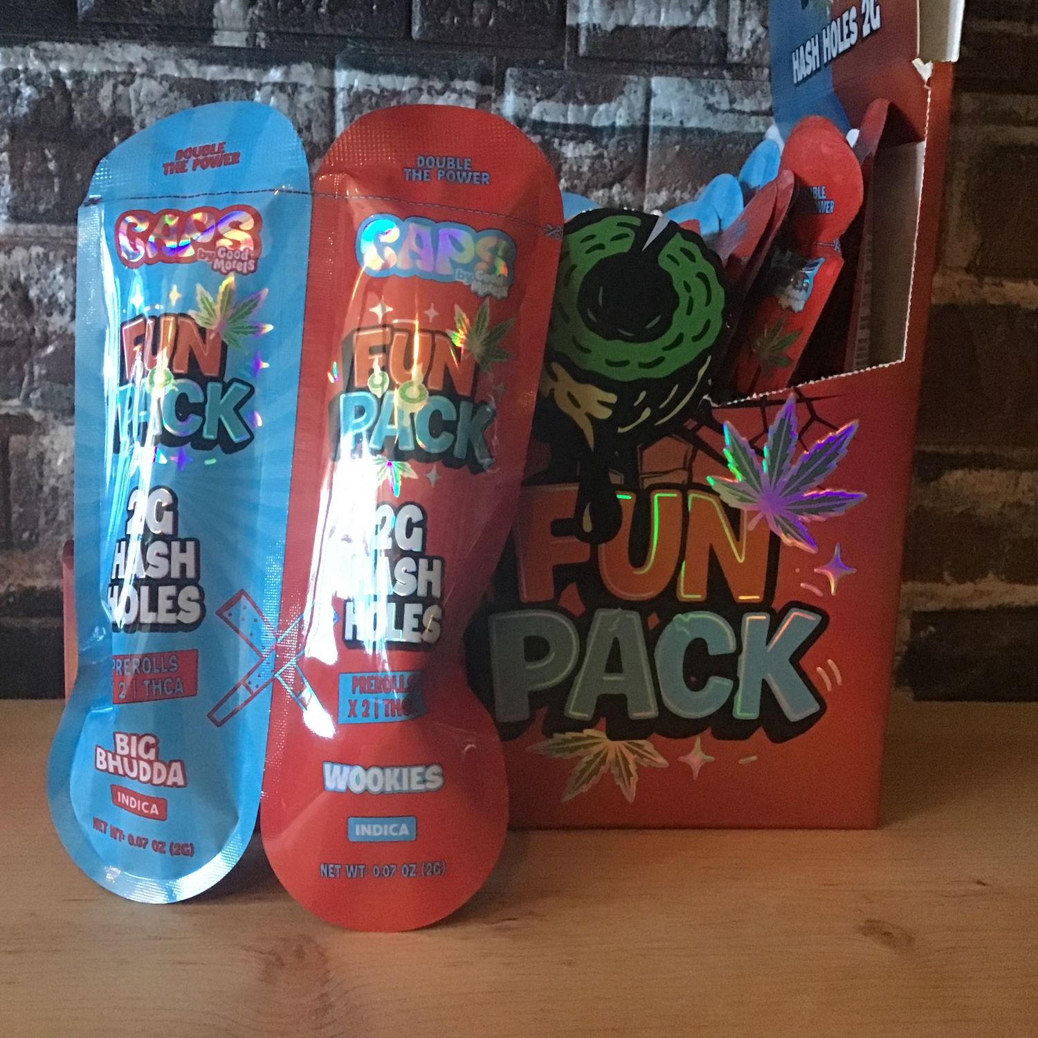 Caps 2G THCP Hash Holes Big Bhudda/Wookies Indica