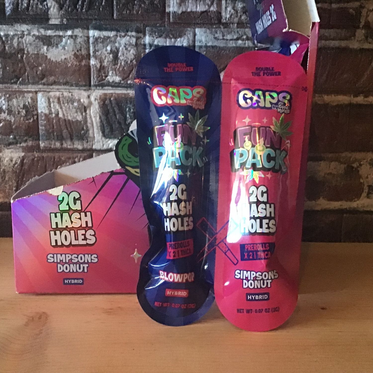 Caps 2G THCP Hash Holes Blowpop/Simpsons Donut Hybrid
