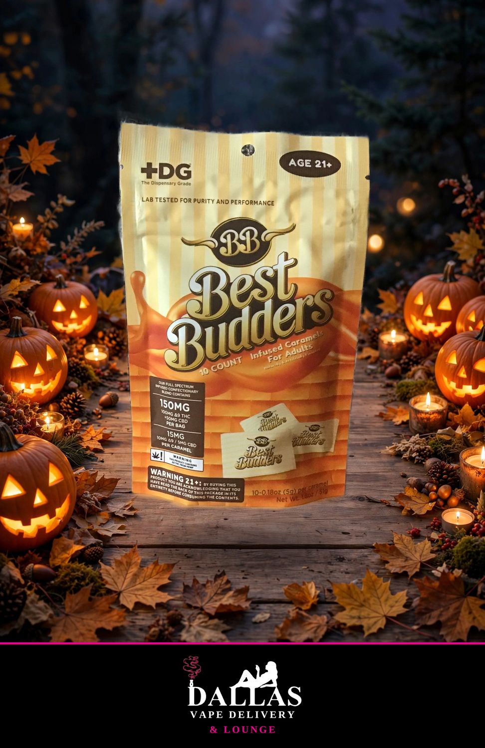 Best Budders Caramels D9 CBD