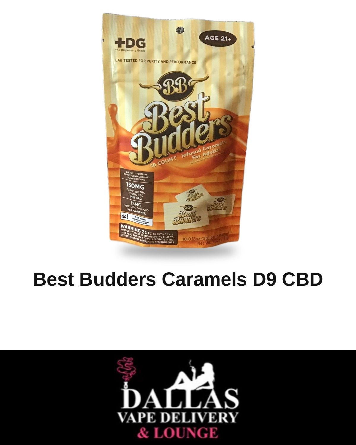 Best Budders Caramels D9 CBD