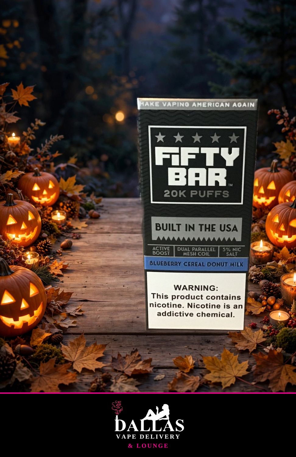 Fifty Bar Black Series V2 Blueberry Cereal Donut Milk