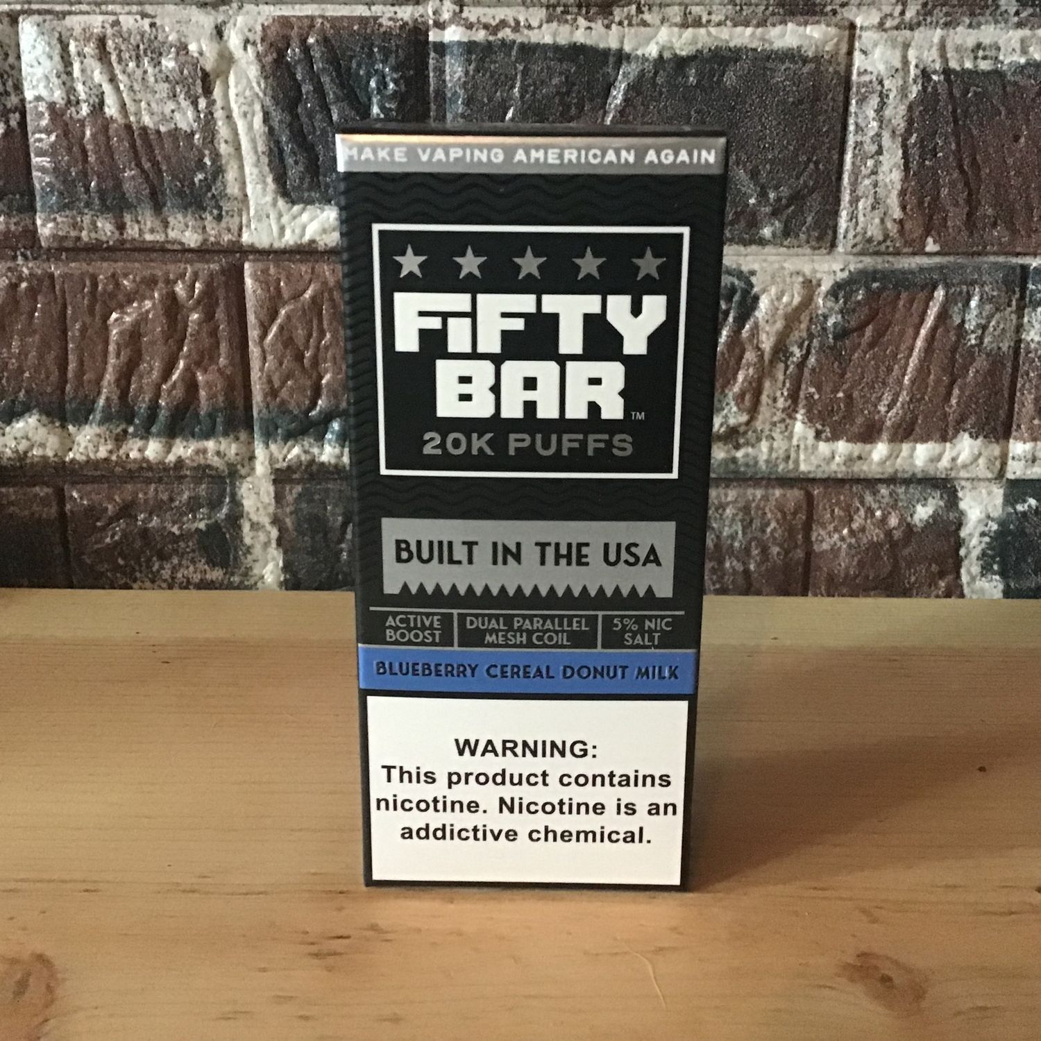Fifty Bar Black Series V2 Blueberry Cereal Donut Milk Fifty Bar Black Series V2 Blueberry Cereal Donut Milk