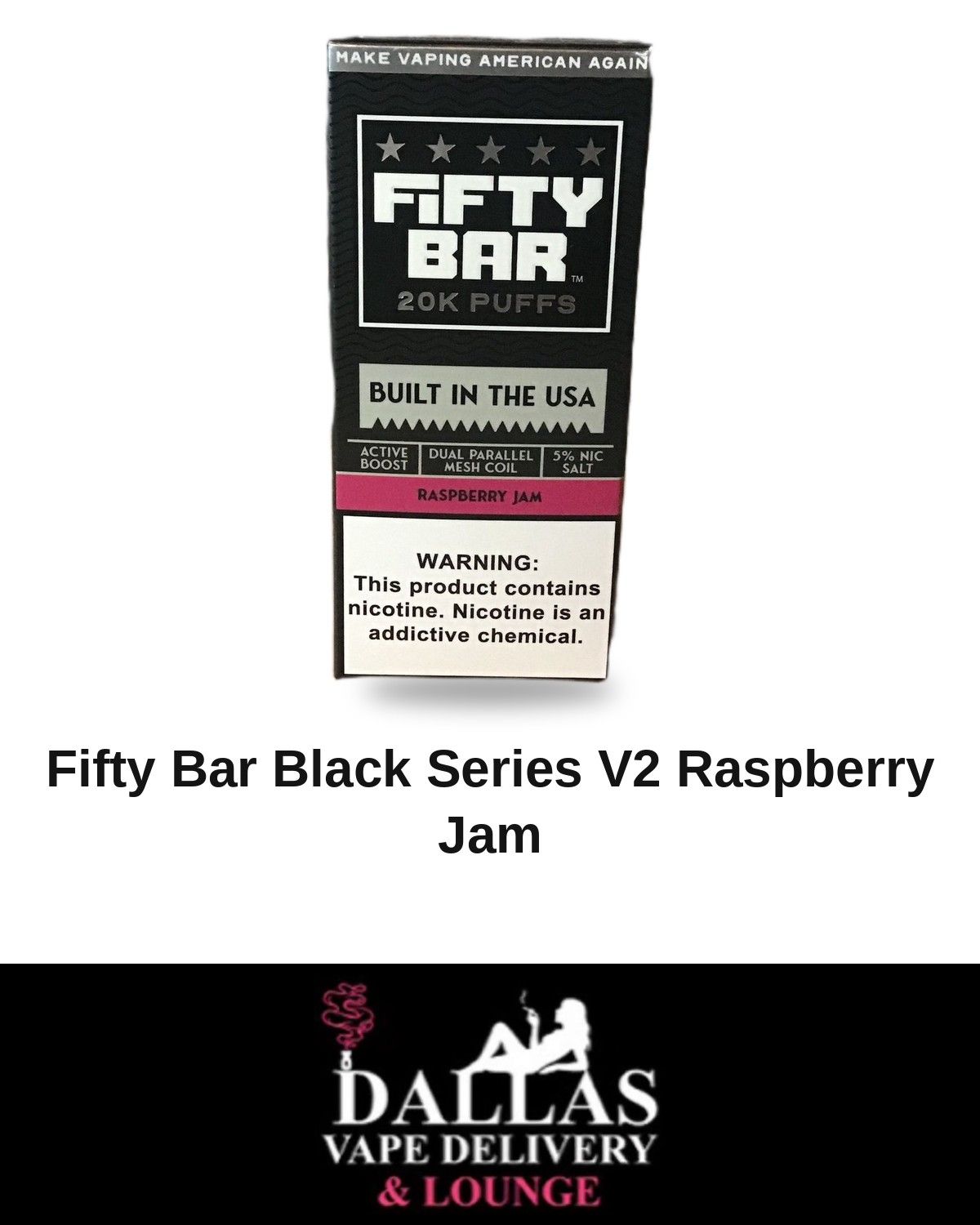 Fifty Bar Black Series V2 Raspberry Jam