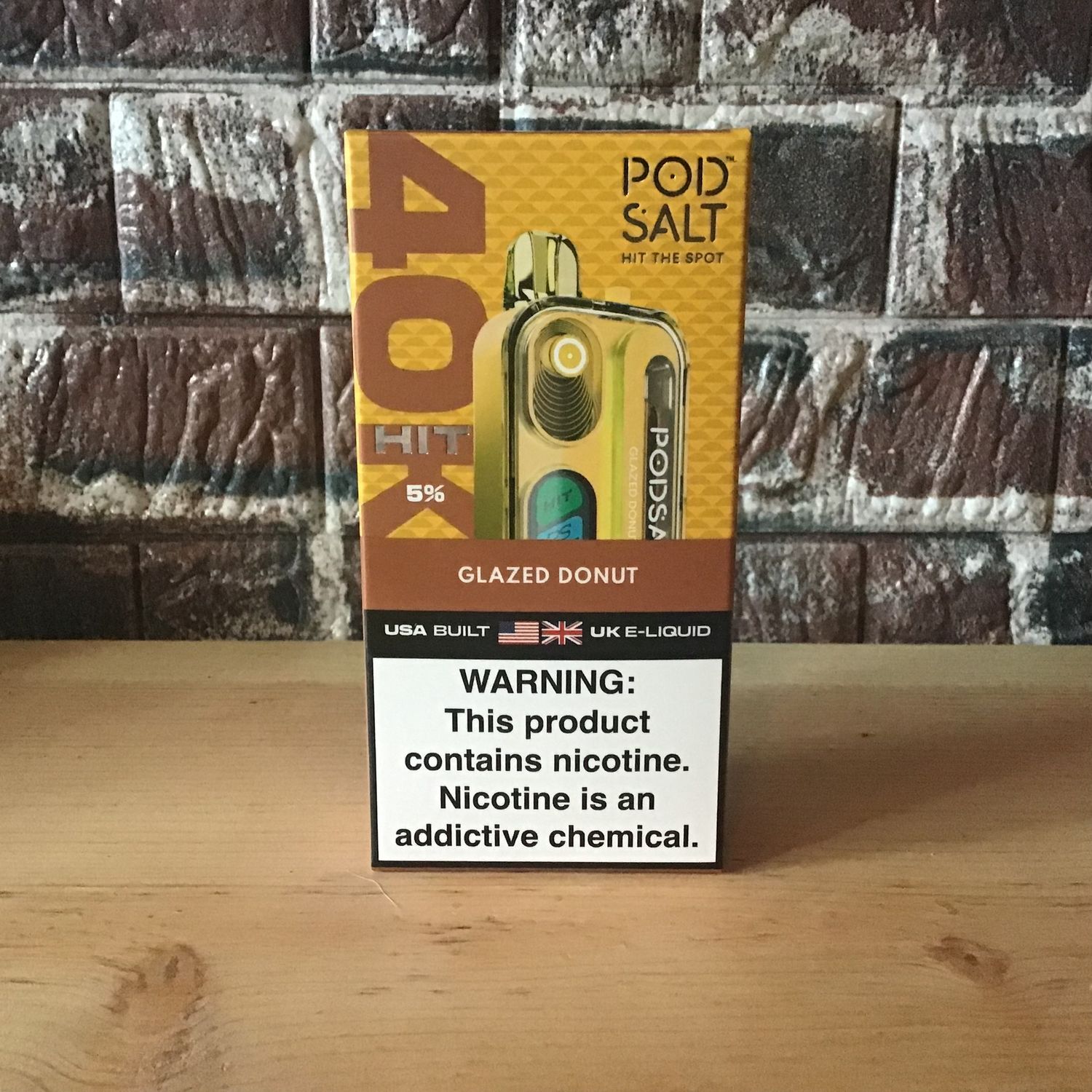 Pod Salt Hit TEXAS Glazed Donut