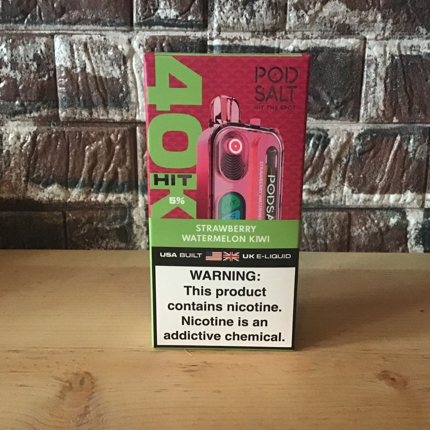 Pod Salt Hit TEXAS Strawberry Watermelon Kiwi