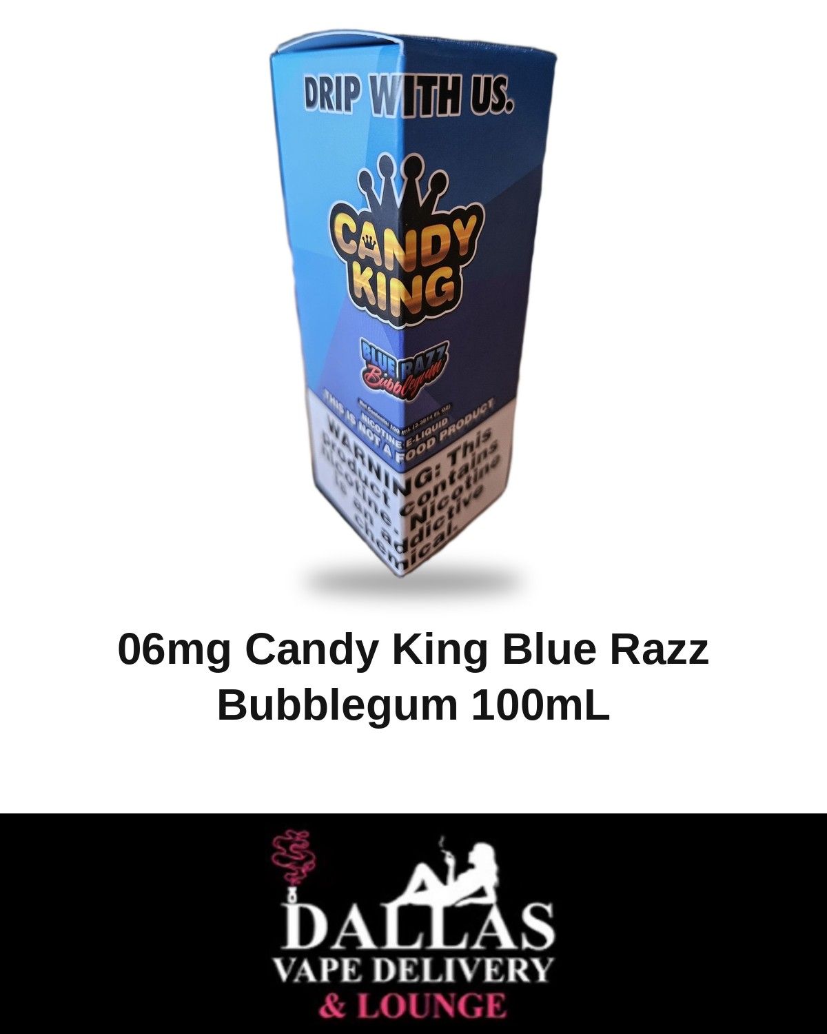 06mg Candy King Blue Razz Bubblegum 100mL