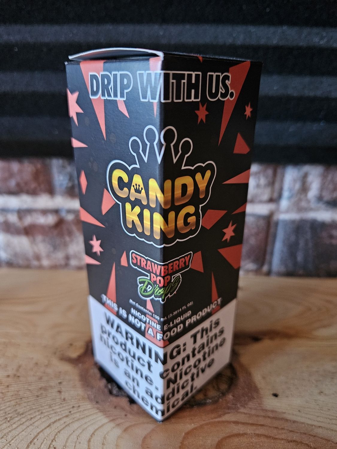 06mg Candy King Strawberry Pop Drop 100mL