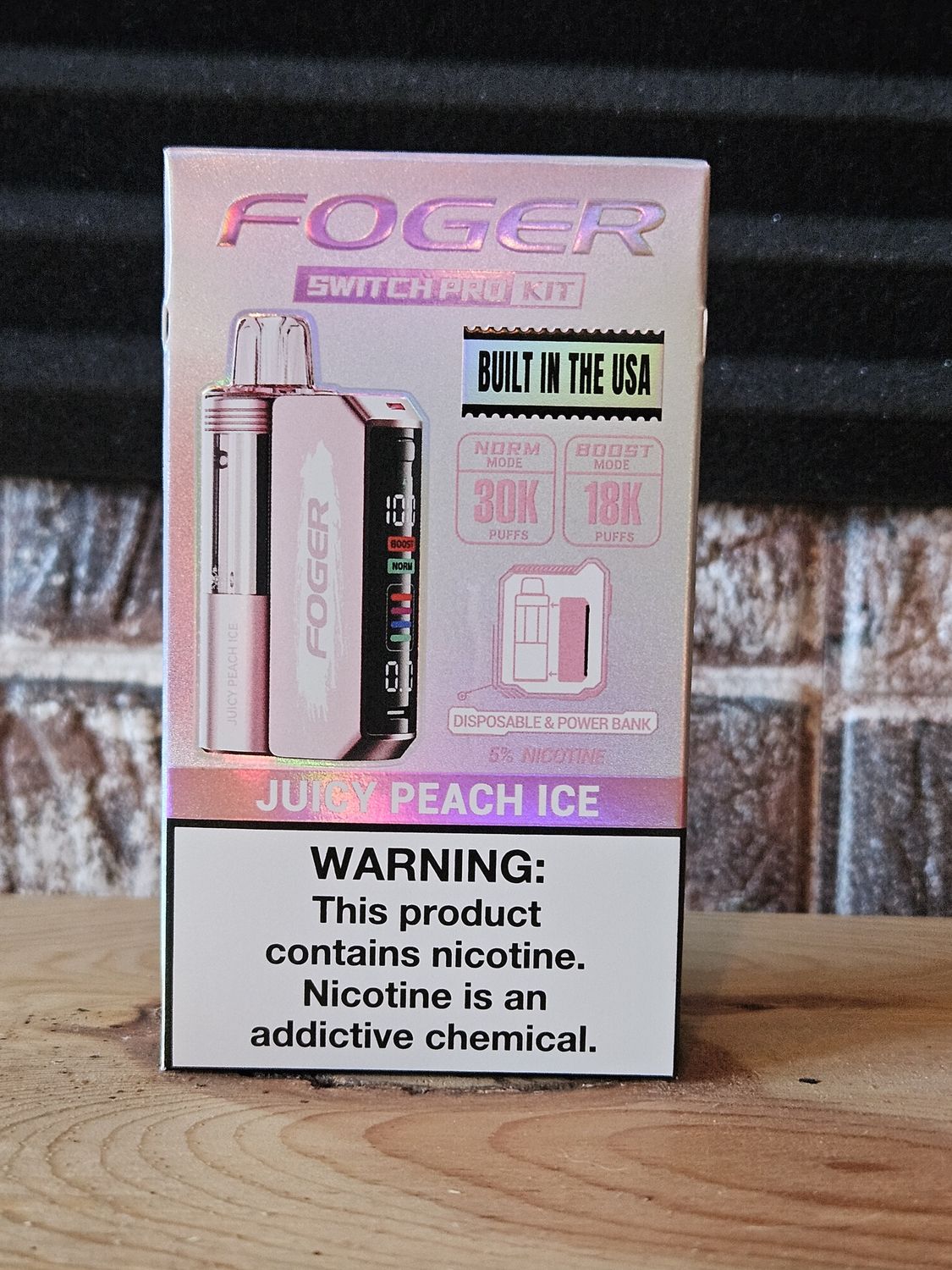 Fogger Switch Pro Disposable 30K Kit Juicy Peach Ice