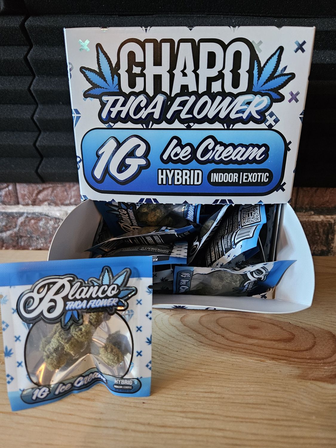 Chapo Blanco 1G THC Flower Ice Cream Hybrid