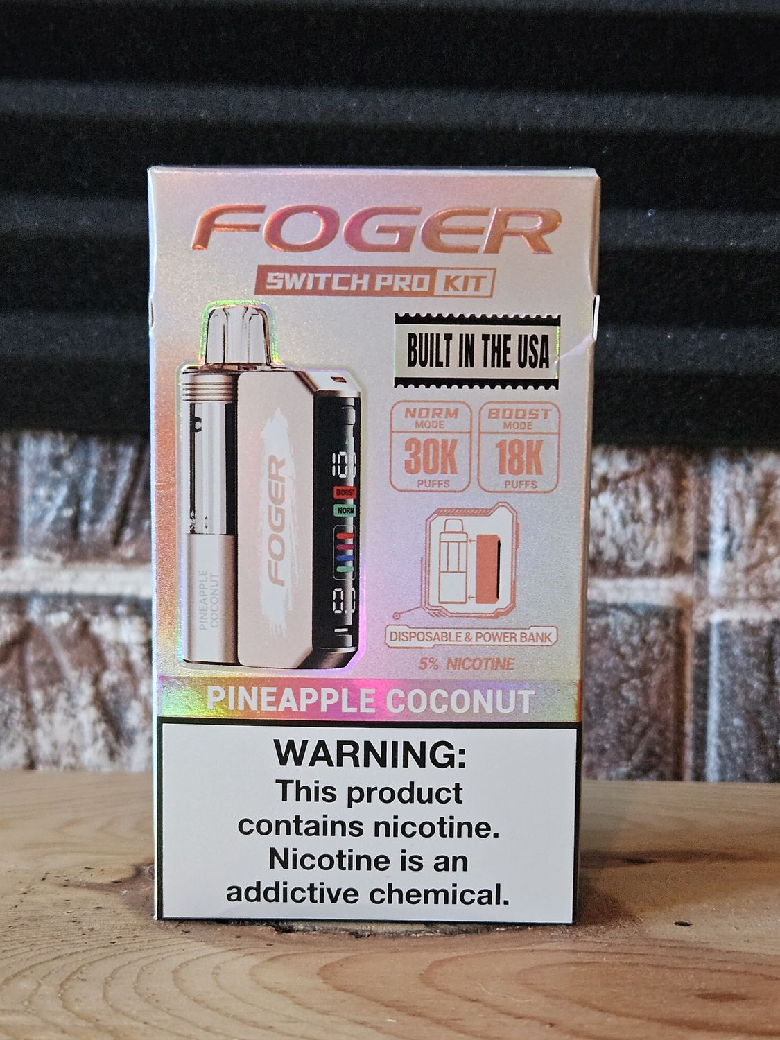 Fogger Switch Pro Disposable 30K Kit Pineapple Coconut