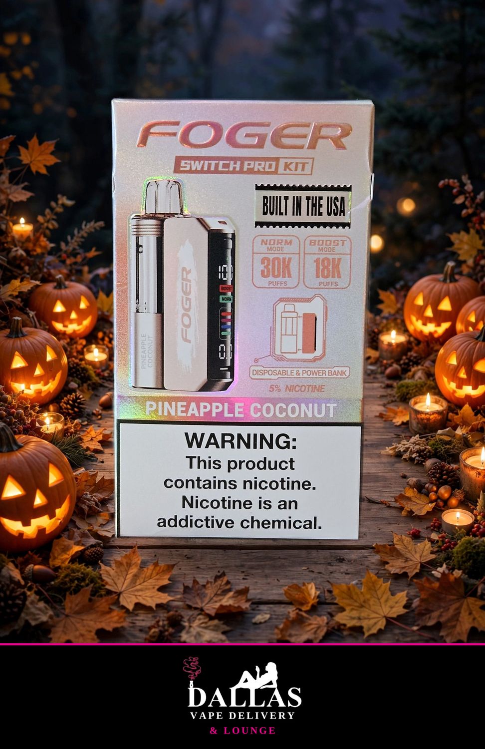 Foger Switch Pro Disposable 30K Kit Pineapple Coconut