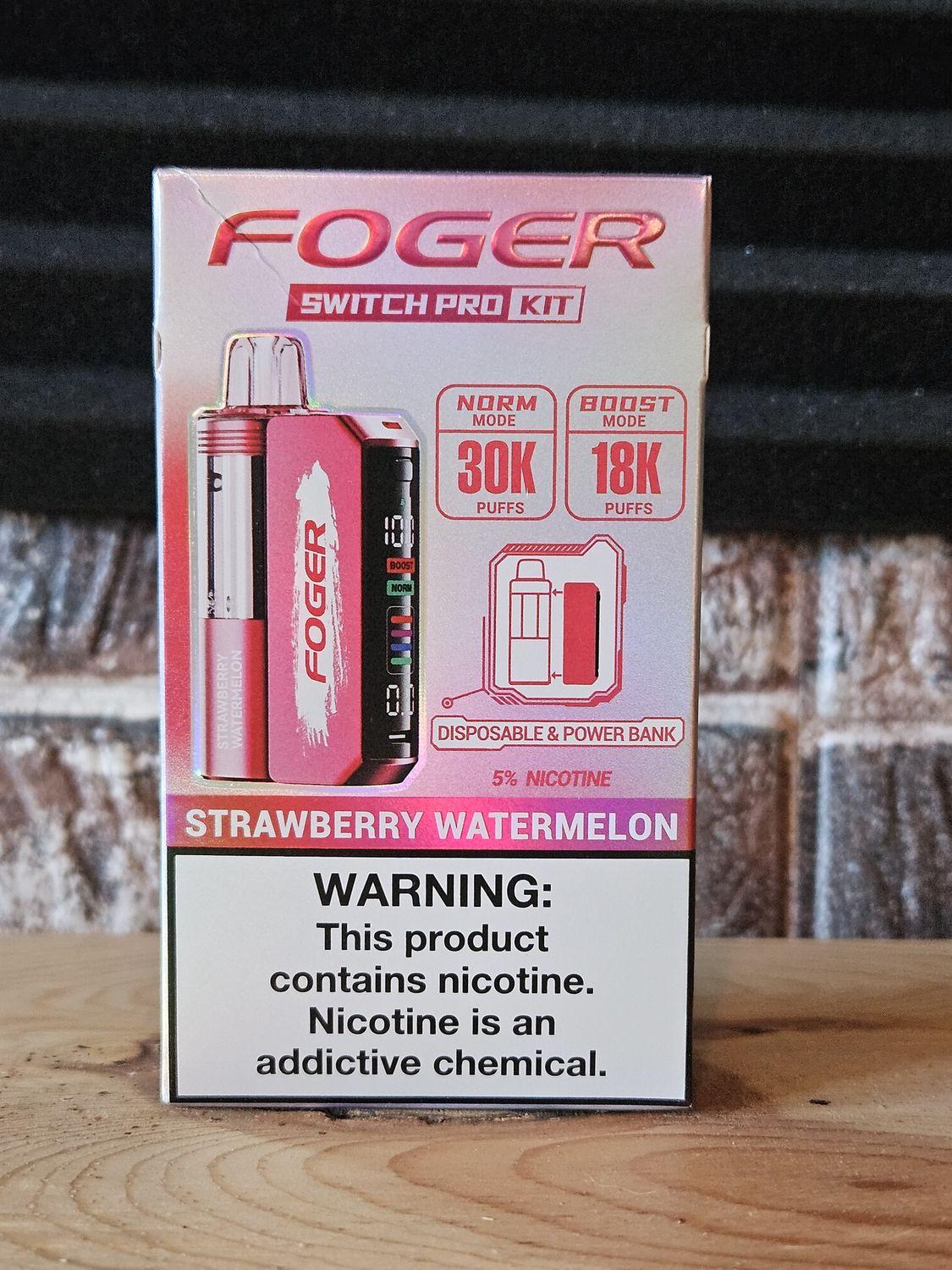 Fogger Switch Pro Disposable 30K Kit Strawberry Watermelon