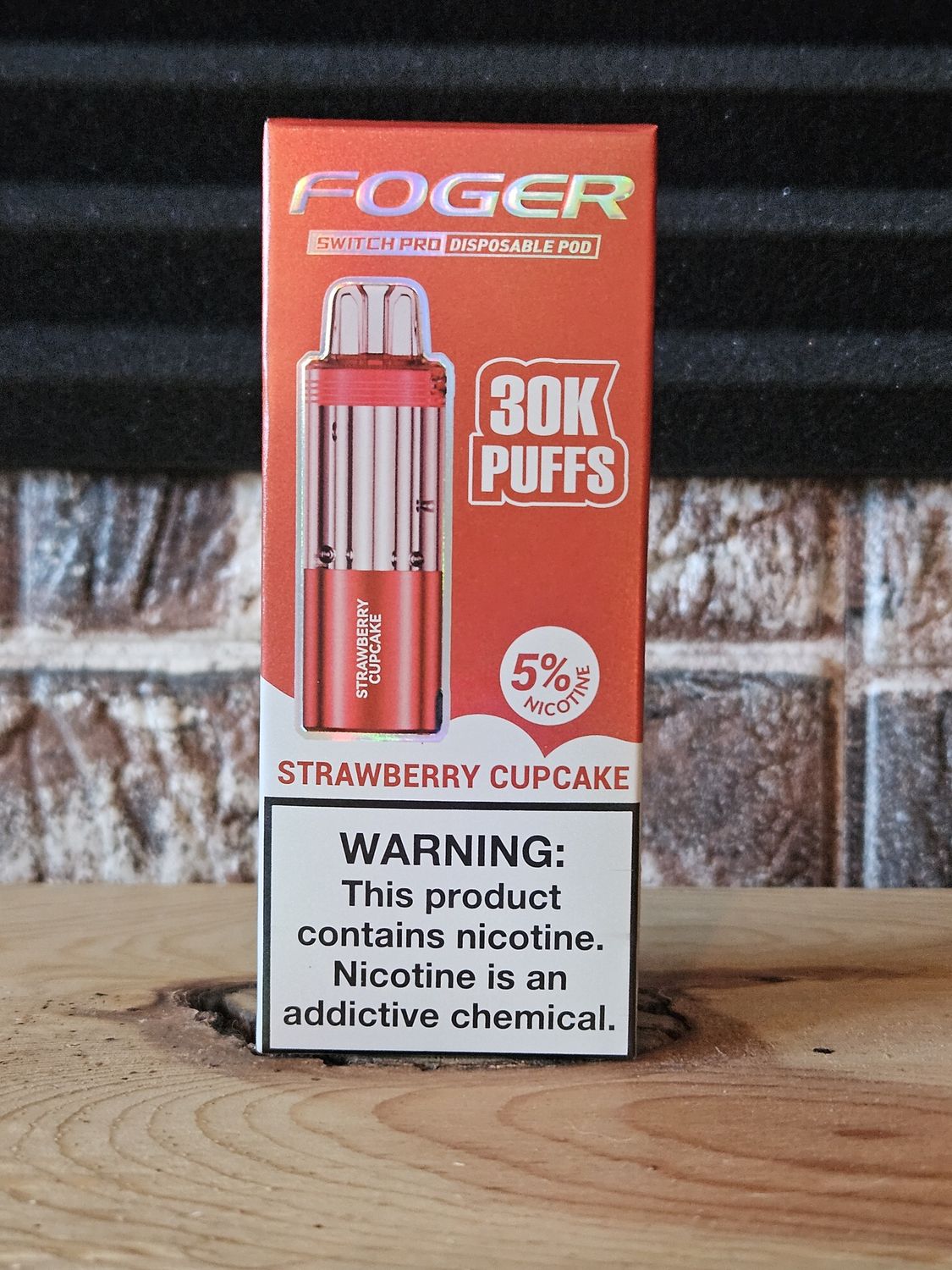 Fogger Switch Pro Disposable 30K Pods Strawberry Cupcake