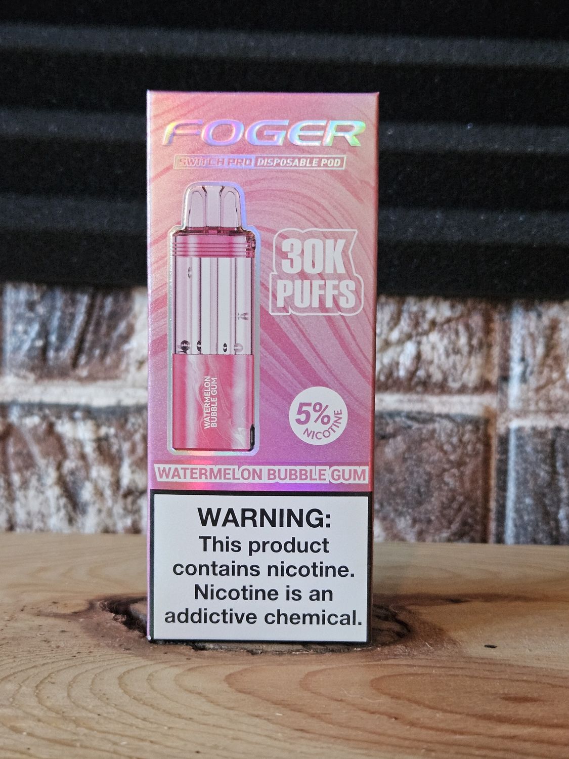 Fogger Switch Pro Disposable 30K Pods Watermelon Bubblegum