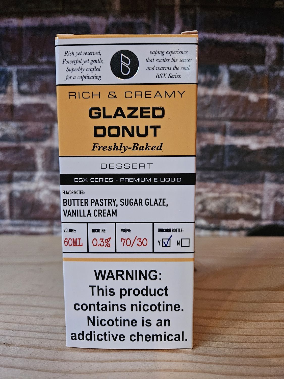 03mg BSX Glazed Donut 60mL 03mg BSX Glazed Donut 60mL