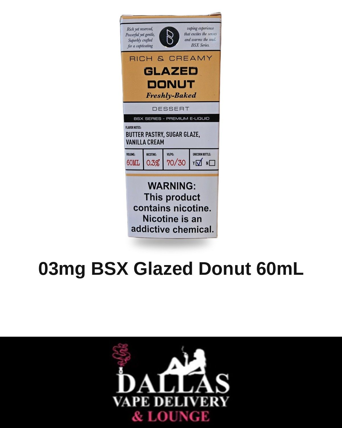 03mg BSX Glazed Donut 60mL