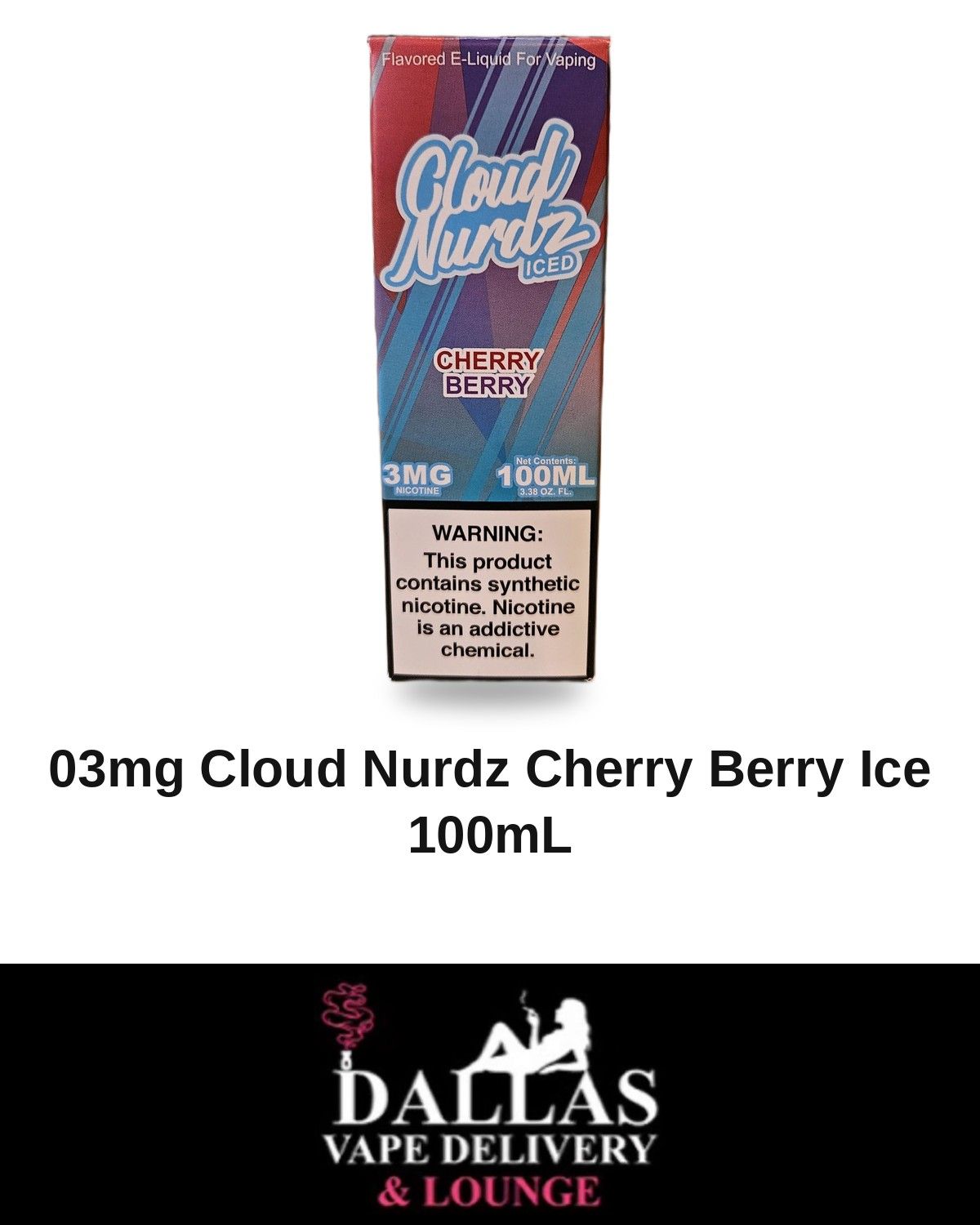 03mg Cloud Nurdz Cherry Berry Ice 100mL