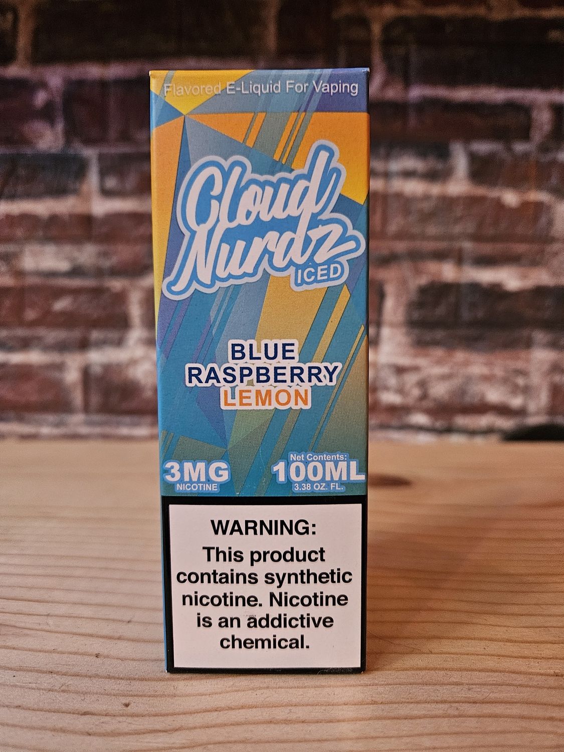 03mg Cloud Nurdz Iced Blue Raspberry Lemon 100mL