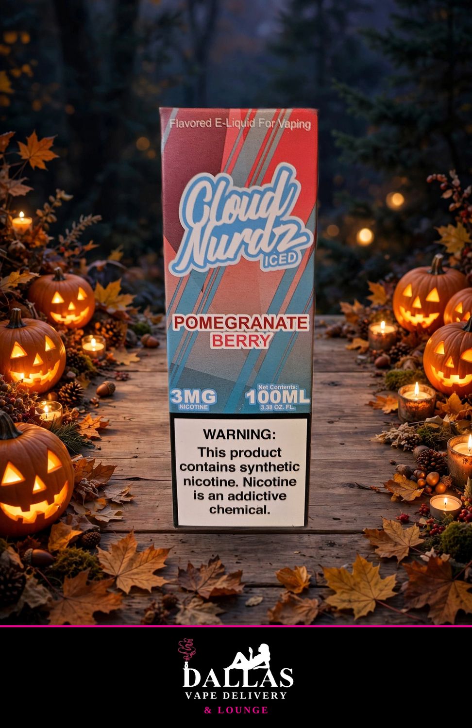03mg Cloud Nurdz Pomegranate Berry Ice 100mL 03mg Cloud Nurdz Pomegranate Berry Ice 100mL